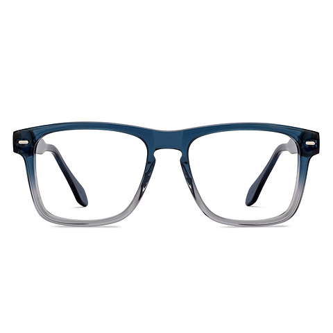 Vincent Chase Blue Transparent Full Rim Square right side