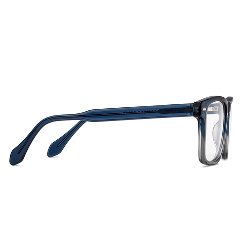 Vincent Chase Blue Transparent Full Rim Square left side