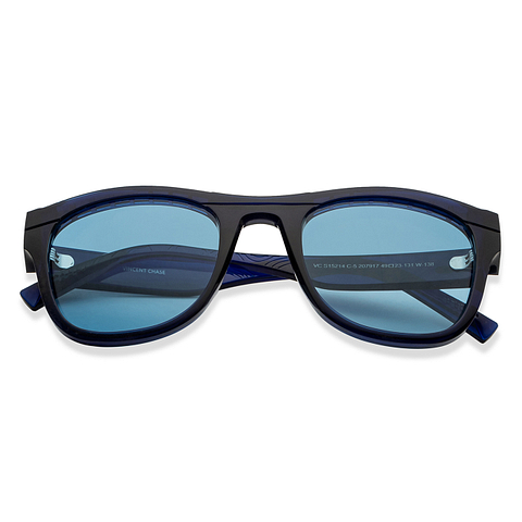 Vincent Chase Online Blue Transparent Full Rim Square left side