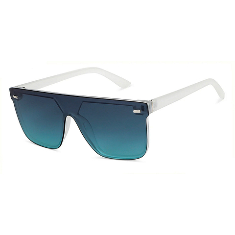 Vincent Chase Blue Transparent Full Rim Square left side