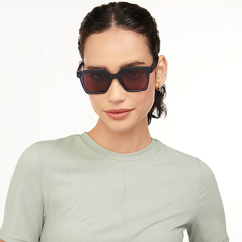 Vincent Chase Online Blue Transparent Full Rim Square left side