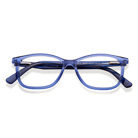 Vincent Chase Online Blue Transparent Full Rim Rectangle left side