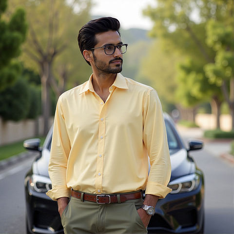 Vincent Chase Blue Transparent Full Rim Square left side