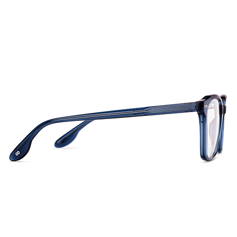 Vincent Chase Blue Transparent Full Rim Square left side