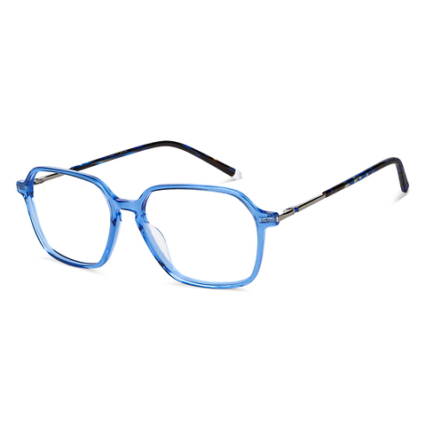 Vincent Chase Online Blue Transparent Full Rim Geometric right side