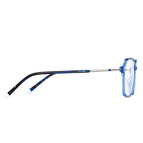 Vincent Chase Online Blue Transparent Full Rim Geometric left side