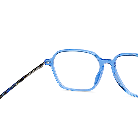 Vincent Chase Online Blue Transparent Full Rim Geometric right side