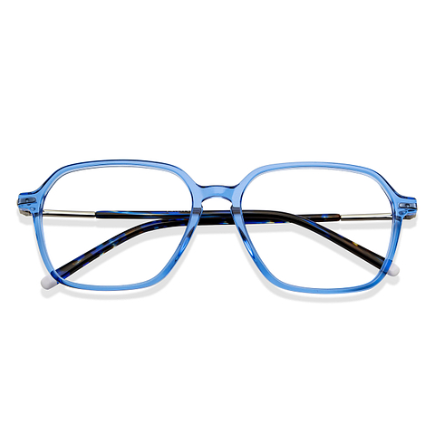 Vincent Chase Online Blue Transparent Full Rim Geometric left side