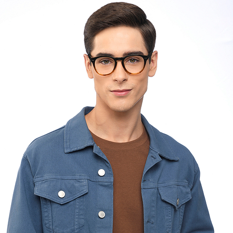 Vincent Chase Online Light Brown Full Rim Round right side