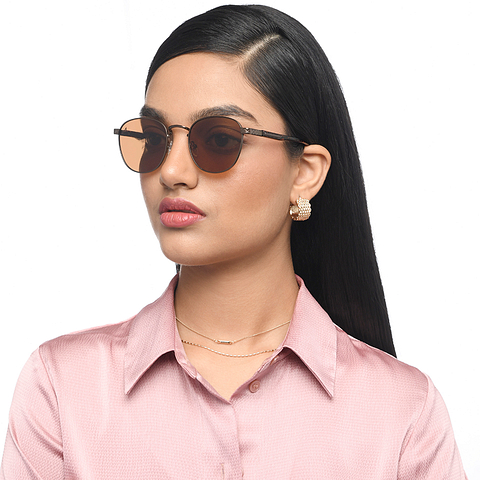 فينسنت تشيس أونلاين بني فاتح حافة كاملة دائري right side