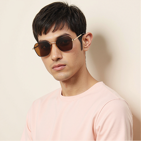 Vincent Chase Polarized Black Full Rim Geometric left side Vincent Chase Polarized Black Full Rim Geometric left side