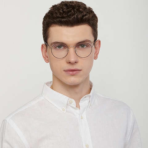 Vincent Chase Online Gold Full Rim Round left side