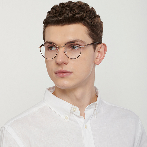 Vincent Chase Online Gold Full Rim Round right side