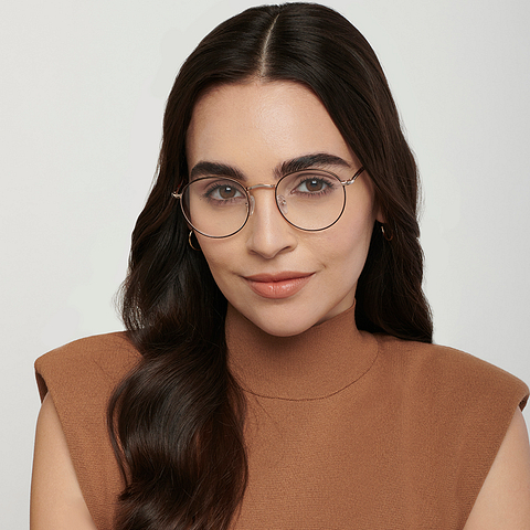 Vincent Chase Online Gold Full Rim Round left side