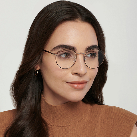 Vincent Chase Online Gold Full Rim Round right side
