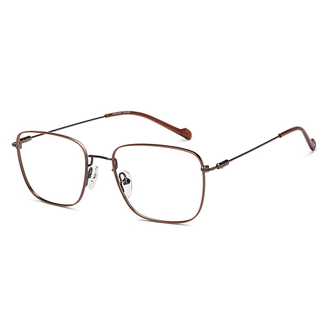 Vincent Chase Online Brown Gunmetal Full Rim Rectangle right side