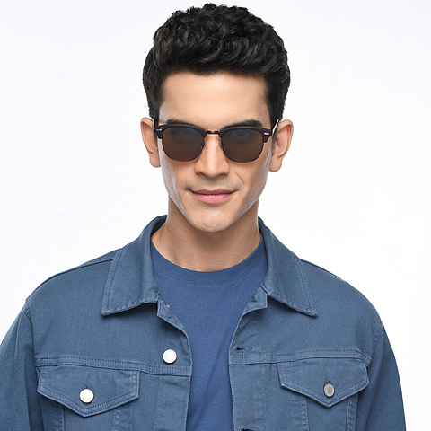 Vincent Chase Online Red Full Rim Clubmaster right side