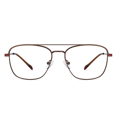 Vincent Chase Brown Maroon Full Rim Square left side