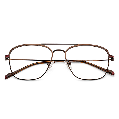 Vincent Chase Brown Maroon Full Rim Square left side