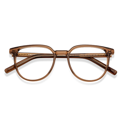 Vincent Chase Online Brown Transparent Full Rim Round left side