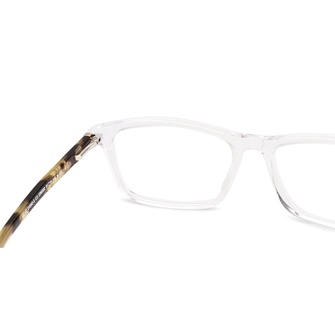 Vincent Chase Crystal Transparent Full Rim Rectangle right side