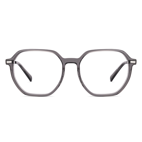 Vincent Chase Online Gray Transparent Full Rim Geometric right side