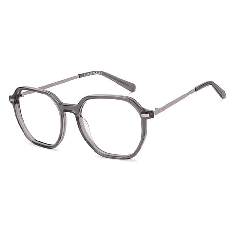 Vincent Chase Online Gray Transparent Full Rim Geometric left side