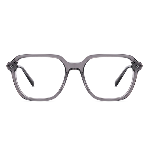 Vincent Chase Gray Transparent Full Rim Square right side