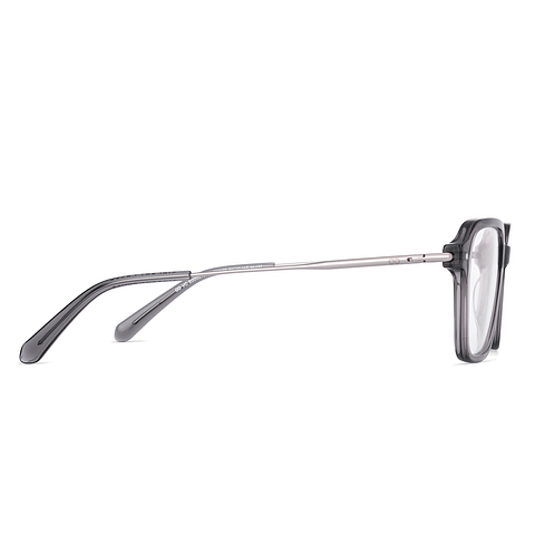 Vincent Chase Gray Transparent Full Rim Square left side