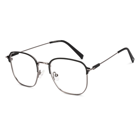 Buy Dark Gunmetal Full Rim Square Vincent Chase SLEEK STEEL