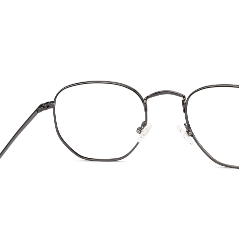 Vincent Chase Online Dark Gunmetal Full Rim Geometric right side