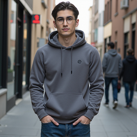 Vincent Chase Silver Full Rim Geometric left side