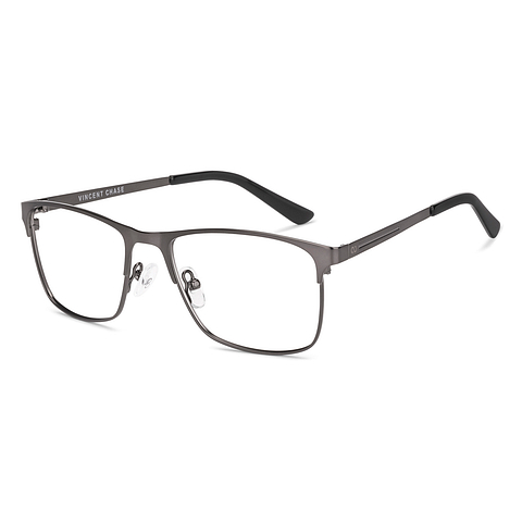 Vincent Chase Online Dark Gunmetal Full Rim Rectangle right side