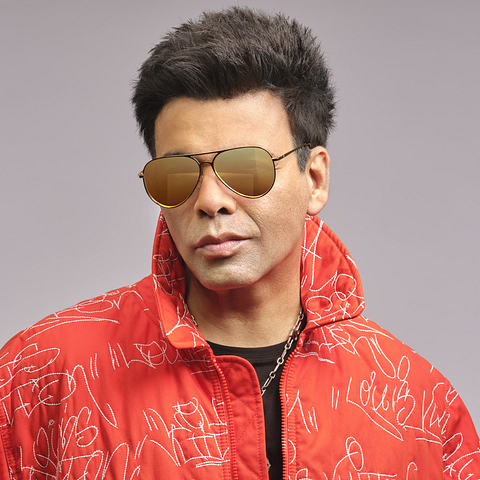 Vincent Chase Online Black Full Rim Aviator left side