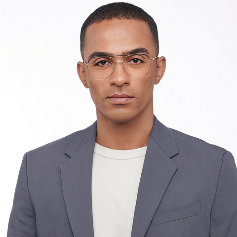 Vincent Chase Online Black Full Rim Aviator right side