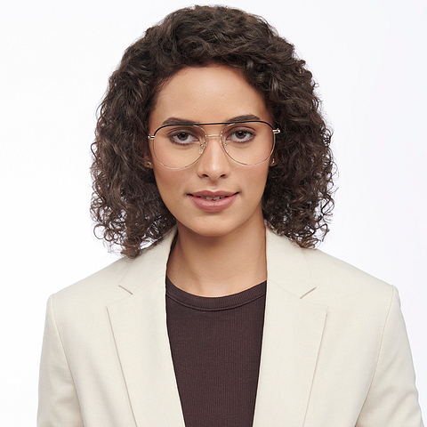 Vincent Chase Online Black Full Rim Aviator right side