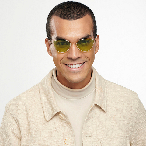 Vincent Chase Online Gold Full Rim Cat Eye left side