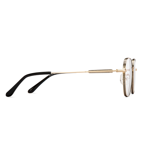 Vincent Chase Gold Full Rim Geometric left side