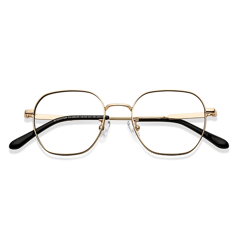 Vincent Chase Gold Full Rim Geometric left side