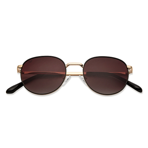 Vincent Chase Online Black Full Rim Round left side