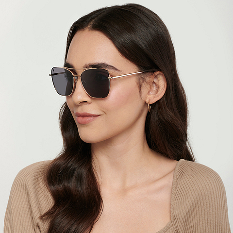 فينسنت تشيس أونلاين أسود حافة كاملة طيار left side