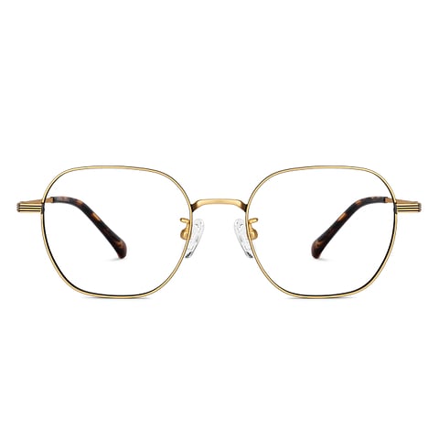 Vincent Chase Gold Black Full Rim Round right side