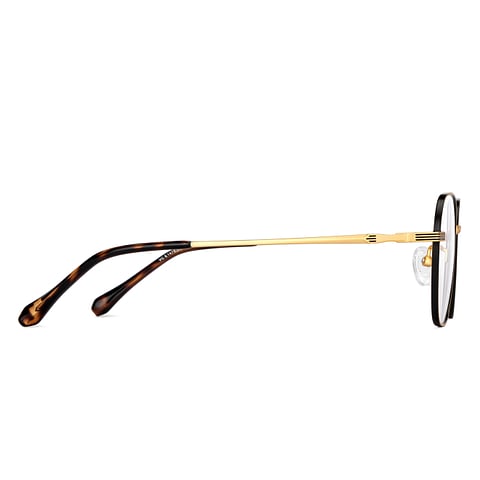 Vincent Chase Gold Black Full Rim Round left side