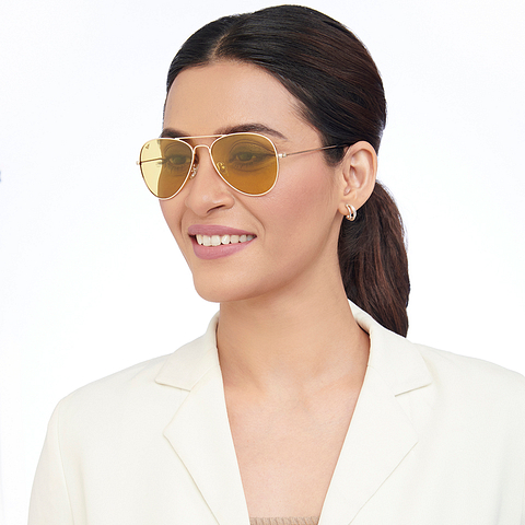 Vincent Chase Online Gold Full Rim Aviator right side