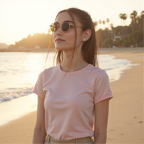 Vincent Chase Polarized Gold Full Rim Round left side