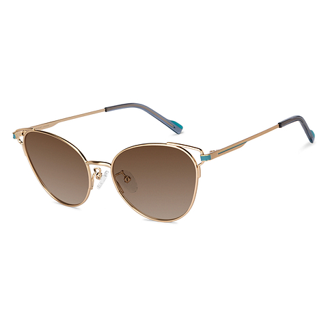 Vincent Chase Online Gold Full Rim Cat Eye left side