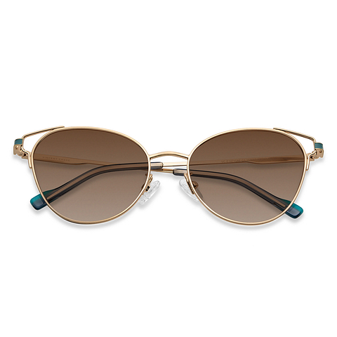 Vincent Chase Online Gold Full Rim Cat Eye left side