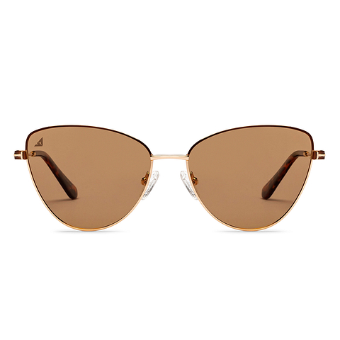 Vincent Chase Polarized Gold Full Rim Cat Eye right side