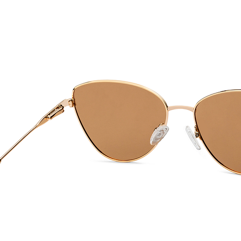 Vincent Chase Polarized Gold Full Rim Cat Eye right side
