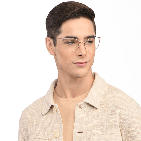 Vincent Chase Online Gold Full Rim Cat Eye left side